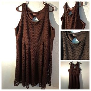 Black Lane Bryant sleeveless dress. Nwot 14/16